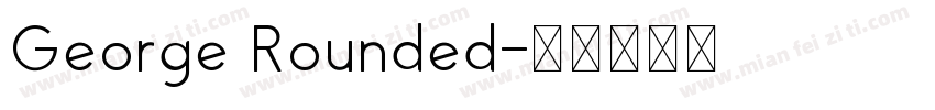 George Rounded字体转换